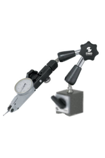 Nahaufnahme des FISSO 1113-20 Gelenkstativs auf Magnetfuß, Strato Line