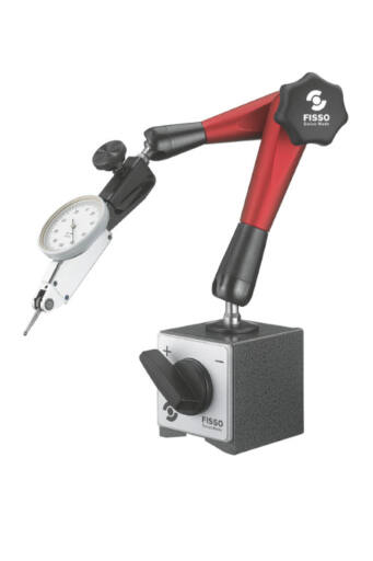 Detailed view of FISSO AP20.10 gauging arm showing features