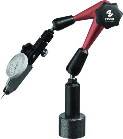 FISSO 20-20 Gelenkstativ mit Magnetbasis, Nahaufnahme