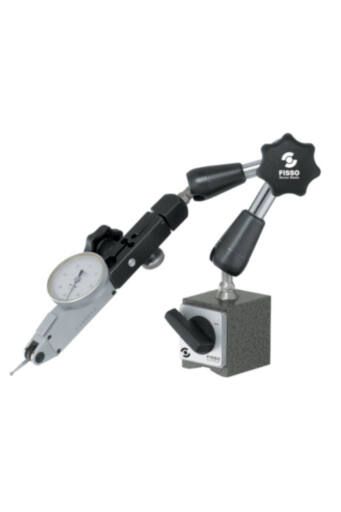 Nahaufnahme des FISSO 1113-10 Gelenkstativs auf Magnetfuß, Strato Line