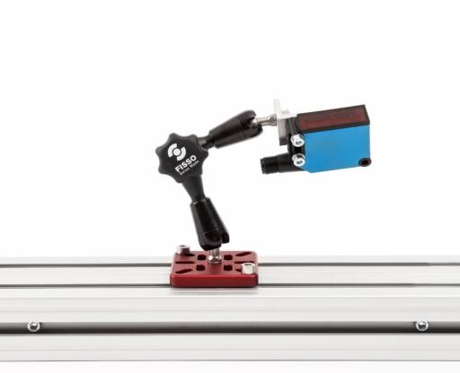 FISSO robuste Sensor-Halter OE13.10 und OE13.20 mit Magnet- und Befestigungsplatte